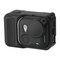 Carcasa protectie din silicon Puluz PU1061B compatibila cu camera Insta360 Go Ultra, Negru