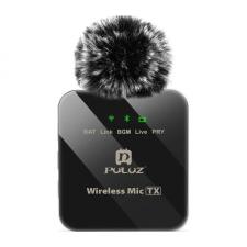 Set microfon tip lavaliera Puluz si receptor cu USB-C, Omnidirectional, Autonomie 10h, Negru