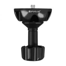Adaptor Puluz de 75 mm de la plat la cap sferic, Montare 3/8 sau 1/4 inch, Negru