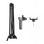 Suport telefon Puluz PU650B, Inaltime reglabila, Rotire 360 grade, Compatibil cu telefoane de maxim 6.8 inch, Negru 3 - lerato.ro
