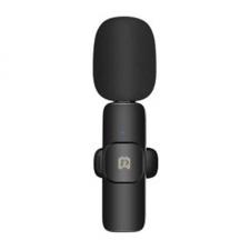 Set microfon tip lavaliera Puluz si receptor cu Lightning, Omnidirectional, Autonomie 5h, Negru