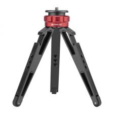 Trepied Puluz PU3070GT pentru aparat foto DSLR / camera video, Filet 1/4 inch, Inaltime reglabila, Negru