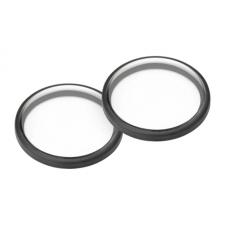 Set 2 capace de protectie pentru obiectiv Puluz compatibilecu camera GoPro Max, Negru / Transparent