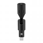 Microfon tip lavaliera PULUZ PU616B, Condensator, Omnidirectional, USB-C, Negru 3 - lerato.ro