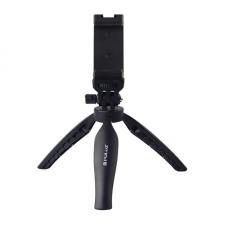 Trepied pliabil Puluz pentru telefon, Filet 1/4 inch, Negru