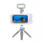 Carcasa waterproof pentru iPhone Puluz PU9010W, Adancime maxima 45m, Butoane fizice pentru control, Alb 4 - lerato.ro