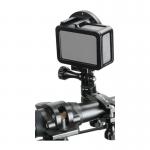 Suport ghidon Puluz PU237B pentru camere video sport, Rotire 360 grade, Negru 2 - lerato.ro