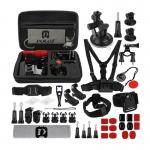 Kit 45 Accesorii PKT10 Puluz pentru diferite camere video sport, Negru 2 - lerato.ro