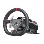 Volan Racing PXN-V10 Ultra cu pedale pentru cei pasionati de jocuri de curse, PC / PS3 / PS4 / XBOX ONE / XBOX Series, USB, Negru 3 - lerato.ro