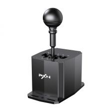 Maneta schimbare viteze PXN SF U, Gear stick compatibil cu PC / baza PXN, Cu fir, 7 viteze, Negru