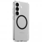 Carcasa CARE by PanzerGlass Flagship Urban Combat QI compatibila cu Samsung Galaxy S25 Transparent Black 3 - lerato.ro