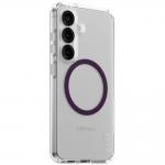 Carcasa CARE by PanzerGlass Flagship Urban Combat QI compatibila cu Samsung Galaxy S25 Transparent Purple 3 - lerato.ro