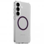 Carcasa CARE by PanzerGlass Flagship Urban Combat QI compatibila cu Samsung Galaxy S25 Plus Transparent Purple 3 - lerato.ro