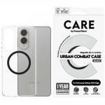 Carcasa CARE by PanzerGlass Flagship Urban Combat QI compatibila cu Samsung Galaxy S25 Edge Transparent Black 2 - lerato.ro