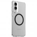 Carcasa CARE by PanzerGlass Flagship Urban Combat QI compatibila cu Samsung Galaxy S25 Edge Transparent Black 3 - lerato.ro