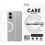 Carcasa CARE by PanzerGlass Flagship Urban Combat QI compatibila cu Samsung Galaxy S25 Edge Transparent White 2 - lerato.ro