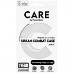 Carcasa CARE by PanzerGlass Flagship Urban Combat QI compatibila cu Samsung Galaxy S25 Edge Transparent White 5 - lerato.ro