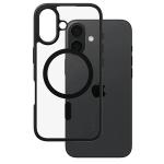 Carcasa CARE by PanzerGlass Flagship Urban MagSafe compatibila cu iPhone 16 Transparent Black 3 - lerato.ro
