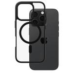 Carcasa CARE by PanzerGlass Flagship Urban MagSafe compatibila cu iPhone 16 Pro Transparent Black 3 - lerato.ro