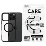 Carcasa CARE by PanzerGlass Flagship Urban MagSafe compatibila cu iPhone 16 Pro Max Transparent Black 2 - lerato.ro