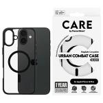 Carcasa CARE by PanzerGlass Flagship Urban MagSafe compatibila cu iPhone 16 Plus Transparent Black 2 - lerato.ro