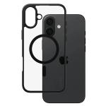 Carcasa CARE by PanzerGlass Flagship Urban MagSafe compatibila cu iPhone 16 Plus Transparent Black 3 - lerato.ro