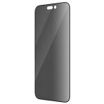 Folie de protectie din sticla PanzerGlass Ultra-Wide Fit Antibacterial si Privacy, EasyAligner compatibila cu iPhone 14 Pro Max, Negru 4 - lerato.ro