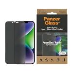 Folie de protectie din sticla PanzerGlass Ultra-Wide Fit Antibacterial si Privacy, compatibila cu iPhone 14 Plus / 13 Pro Max, Negru 3 - lerato.ro