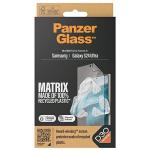Folie de protectie din sticla PanzerGlass Ultra-Wide Fit Matrix D3O cu aplicator compatibila cu Samsung Galaxy S24 Ultra, Transparent 5 - lerato.ro