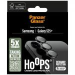 Folie Ceramic Glass pentru lentile PanzerGlass Hoops compatibila cu Samsung Galaxy S25 Plus, Negru 5 - lerato.ro