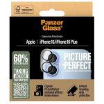 Folie din sticla pentru lentile PanzerGlass PicturePerfect compatibila cu iPhone 16 / 16 Plus, Transparent 5 - lerato.ro