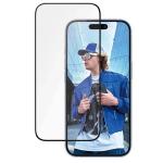 Folie protectie Ceramic Glass PanzerGlass Ultra-Wide Fit compatibila cu iPhone 16, Transparent 2 - lerato.ro