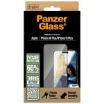 Folie protectie din sticla PanzerGlass EyeCare Ultra-Wide Fit compatibila cu iPhone 16 Plus, Transparent 5 - lerato.ro
