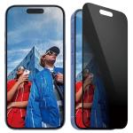 Folie PanzerGlass Privacy Screen Protector Ultra-Wide Fit compatibila cu iPhone 16, Negru 3 - lerato.ro