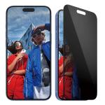 Folie PanzerGlass Privacy Screen Protector Ultra-Wide Fit compatibila cu iPhone 16 Plus, Negru 3 - lerato.ro