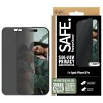 Folie SAFE by PanzerGlass Privacy Screen Protector Ultra-Wide Fit compatibila cu iPhone 16 Pro, Negru 4 - lerato.ro