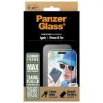 Folie PanzerGlass Screen Protector Aluminum Frame Ultra-Wide Fit compatibila cu iPhone 16 Pro, Transparent 5 - lerato.ro