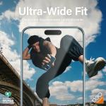 Folie sticla Matrix Ultra-Wide-Fit Hybrid compatibila cu iPhone 15 Pro Max, Transparent 7 - lerato.ro