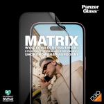 Folie sticla Matrix Ultra-Wide-Fit Hybrid compatibila cu iPhone 15, Transparent 4 - lerato.ro
