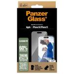 Folie sticla PanzerGlass Screen Protector Classic Fit compatibila cu iPhone 16, Transparent 5 - lerato.ro