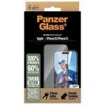 Folie sticla PanzerGlass Screen Protector Ultra-Wide Fit compatibila cu iPhone 16, Transparent 5 - lerato.ro