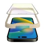 Folie sticla Blue Light Filter PanzerGlass Ultra-Wide Fit, Tempered, Sistem Montare, compatibila cu iPhone 14 Pro, Transparent 6 - lerato.ro