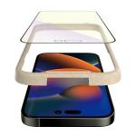 Folie sticla Blue Light Filter PanzerGlass Ultra-Wide Fit, Tempered, Sistem Montare, compatibila cu iPhone 14 Pro Max, Transparent 6 - lerato.ro