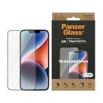 Folie sticla PanzerGlass Ultra-Wide Fit, Antibacterial si Tempered, compatibila cu iPhone 13 / 13 Pro / 14, Transparent 4 - lerato.ro