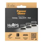 Folie sticla camera foto PanzerGlass Hoops compatibila cu Samsung Galaxy S23 FE, Negru 5 - lerato.ro
