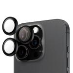 Folie sticla camera foto PanzerGlass Hoops compatibila cu iPhone 16 Pro / 16 Pro Max, Negru 2 - lerato.ro