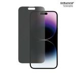 Folie sticla PanzerGlass Classic Fit, Antibacterial si Privacy, compatibila cu iPhone 14 Pro Max, Negru 3 - lerato.ro