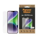 Folie sticla PanzerGlass Classic Fit Antibacterial compatibila cu iPhone 14 Plus / 13 Pro Max, Transparent 4 - lerato.ro