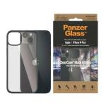 Carcasa PanzerGlass ClearCase Antibacterial compatibila cu iPhone 14 Plus / 15 Plus, Transparent / Negru 2 - lerato.ro
