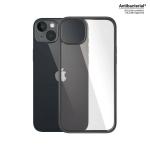 Carcasa PanzerGlass ClearCase Antibacterial compatibila cu iPhone 14 Plus / 15 Plus, Transparent / Negru 3 - lerato.ro